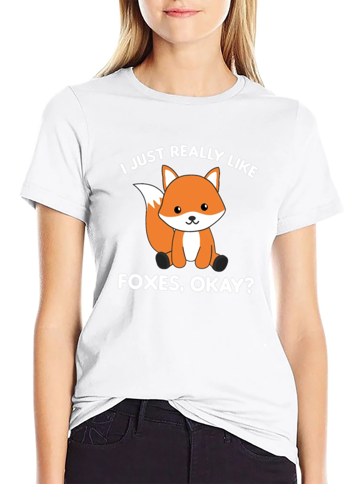 Fox Lover T-Shirt - I Just Really Like Foxes Okay? product image 8