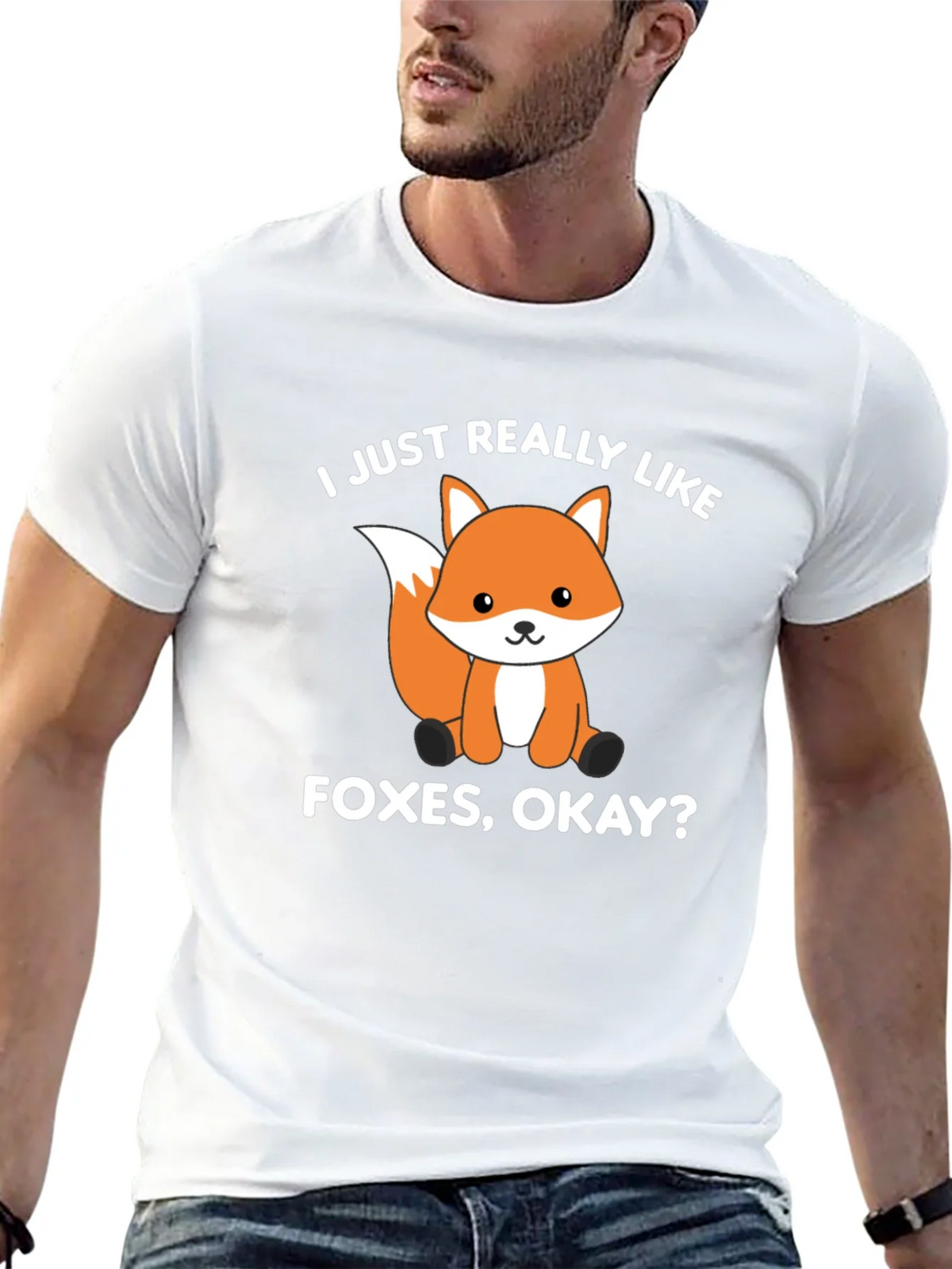 Fox Lover T-Shirt - I Just Really Like Foxes Okay? product image 12