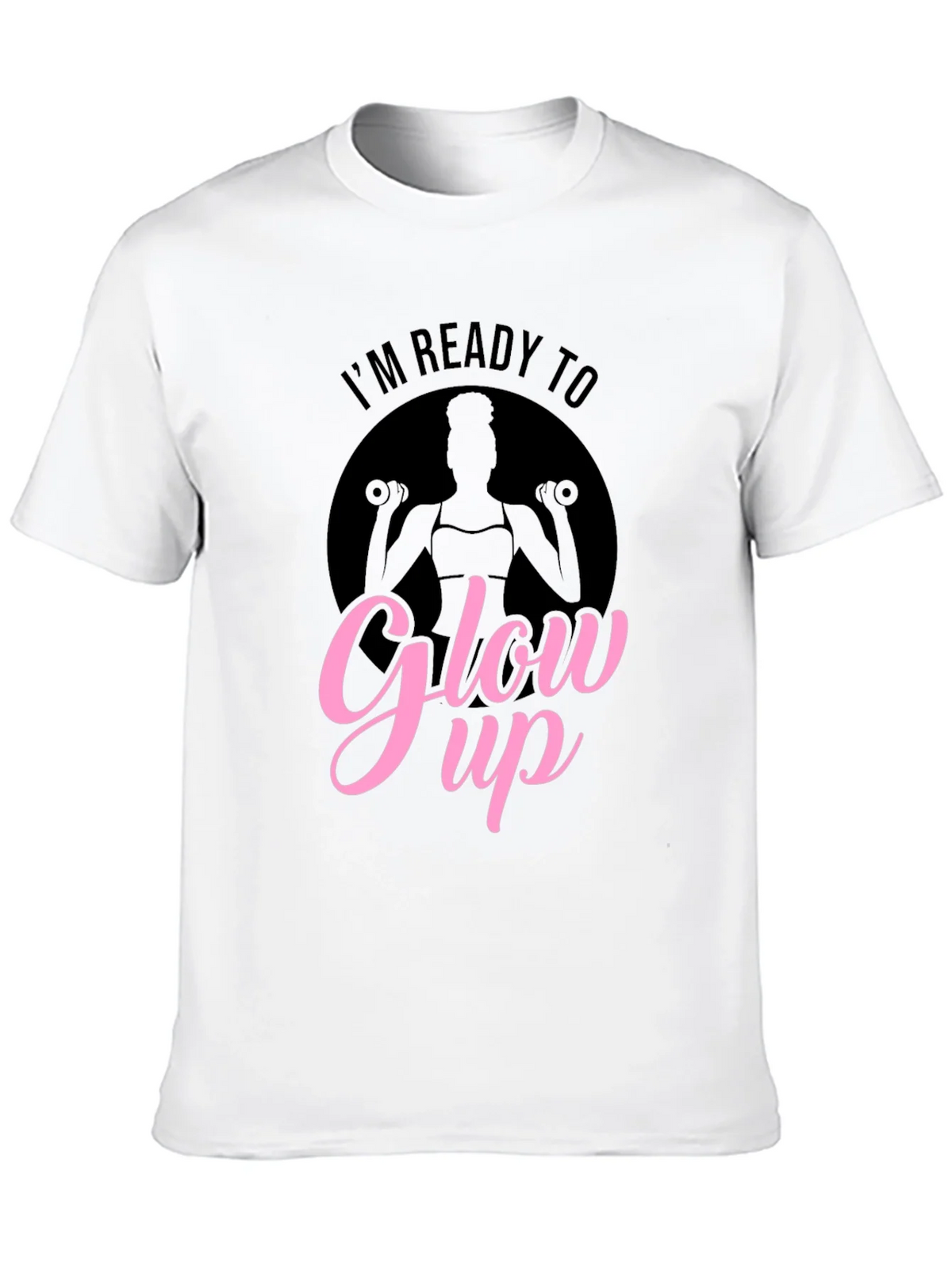 Glow Up Black Graphic T-Shirt product image 9