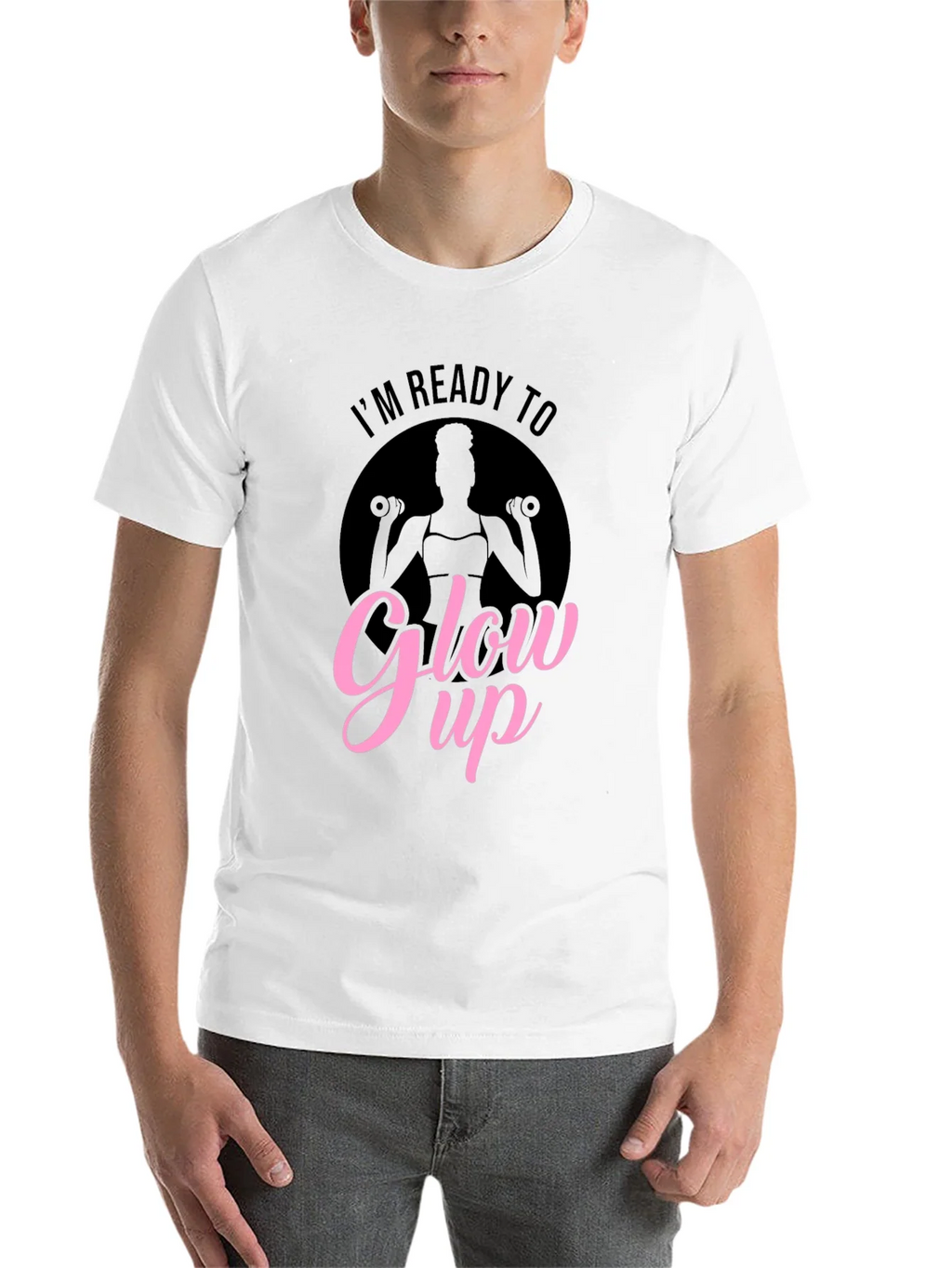 Glow Up Black Graphic T-Shirt product image 10