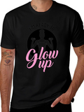 Glow Up Black Graphic T-Shirt product image 1