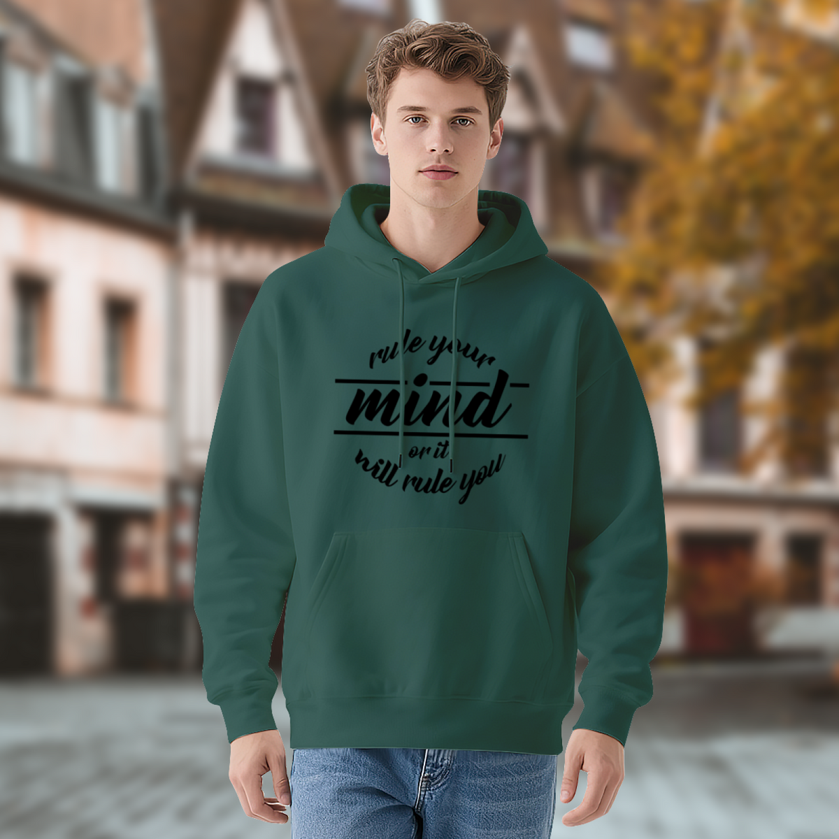 Edgy Streetwear Hoodie - Dark Art Design Pullover #0598 product image 4