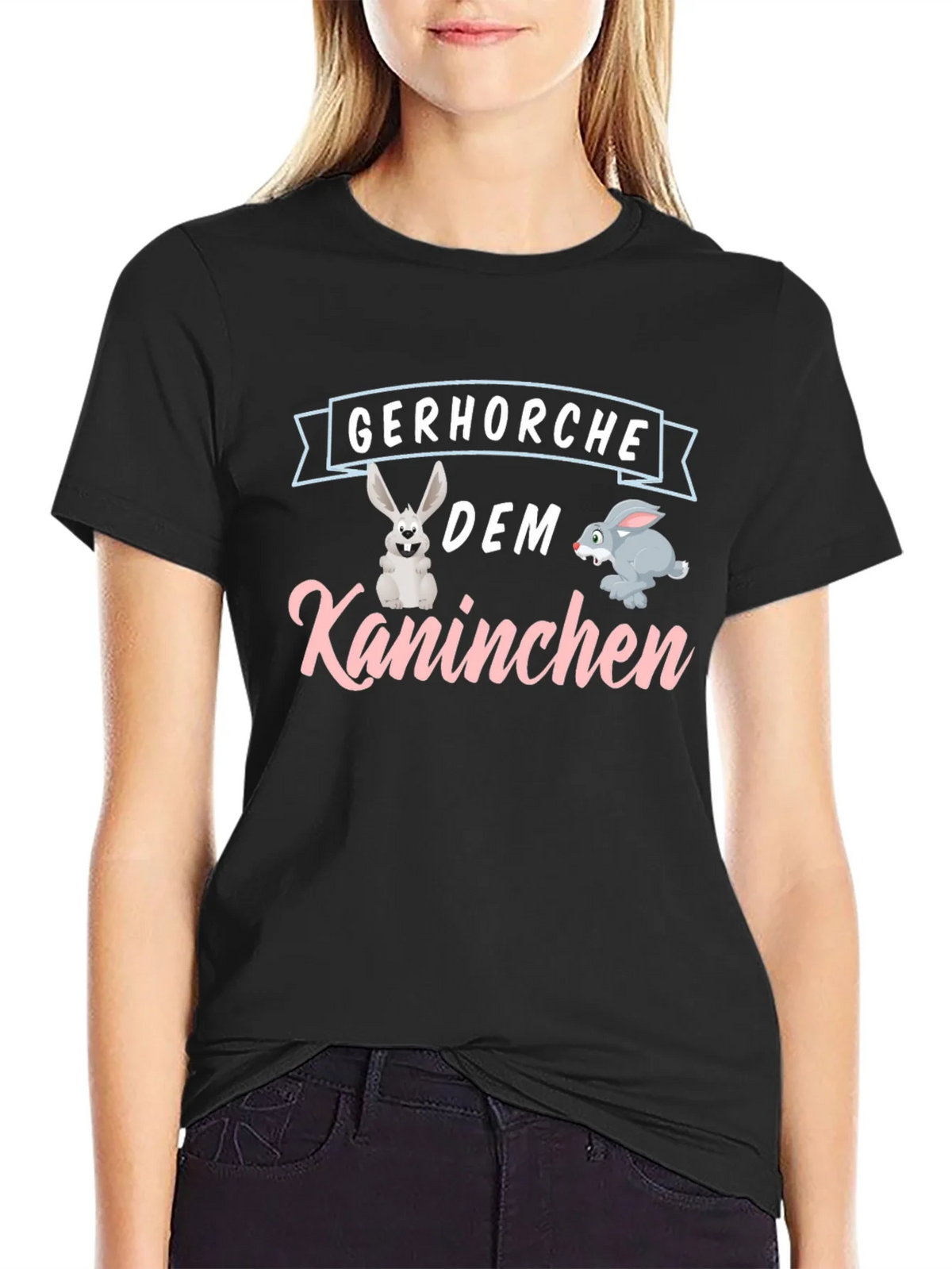 Gerhorche Dem Kaninchen Easter Bunny Graphic T-Shirt product image 2