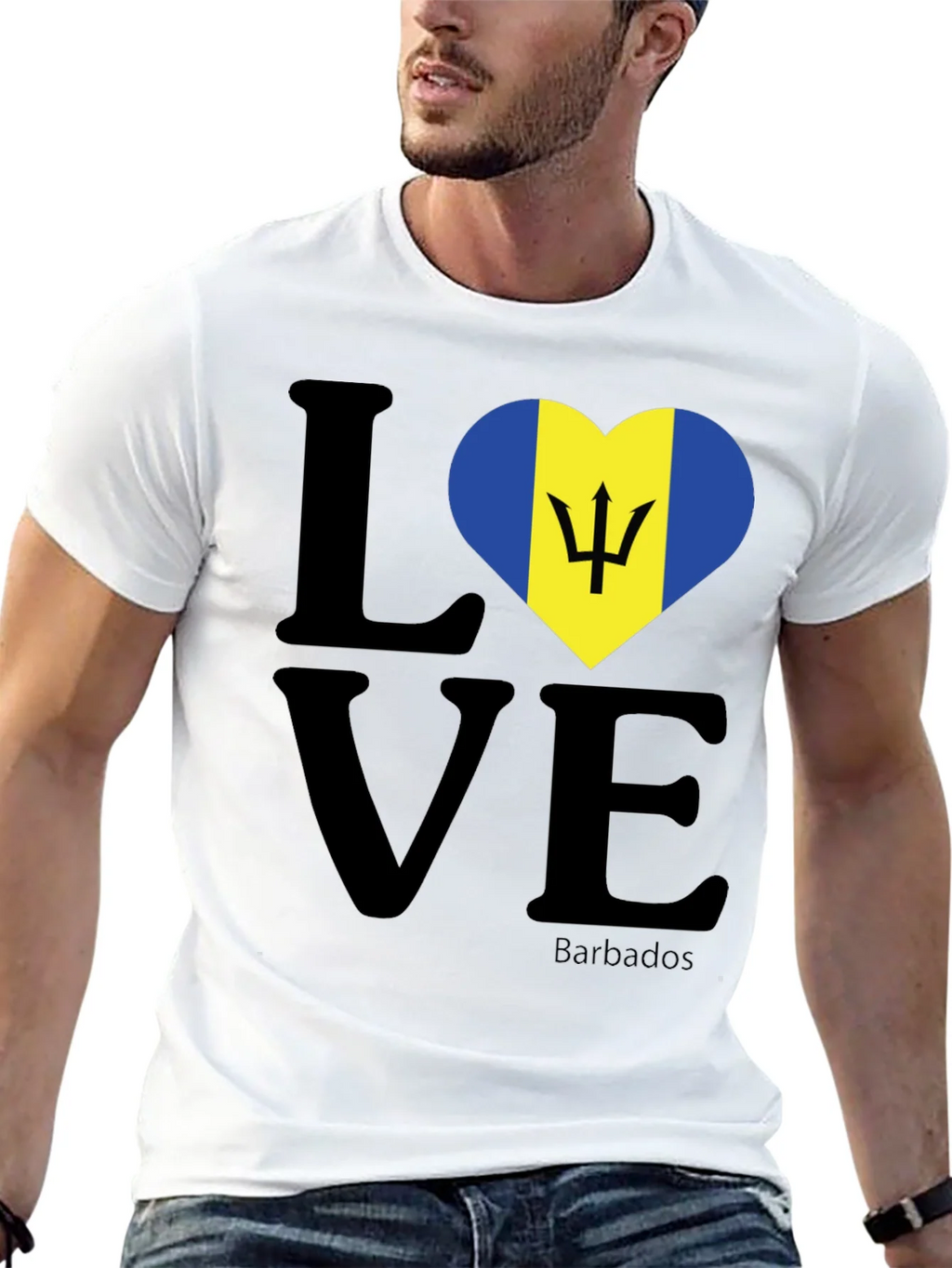 Barbados Love Heart T-Shirt product image 8