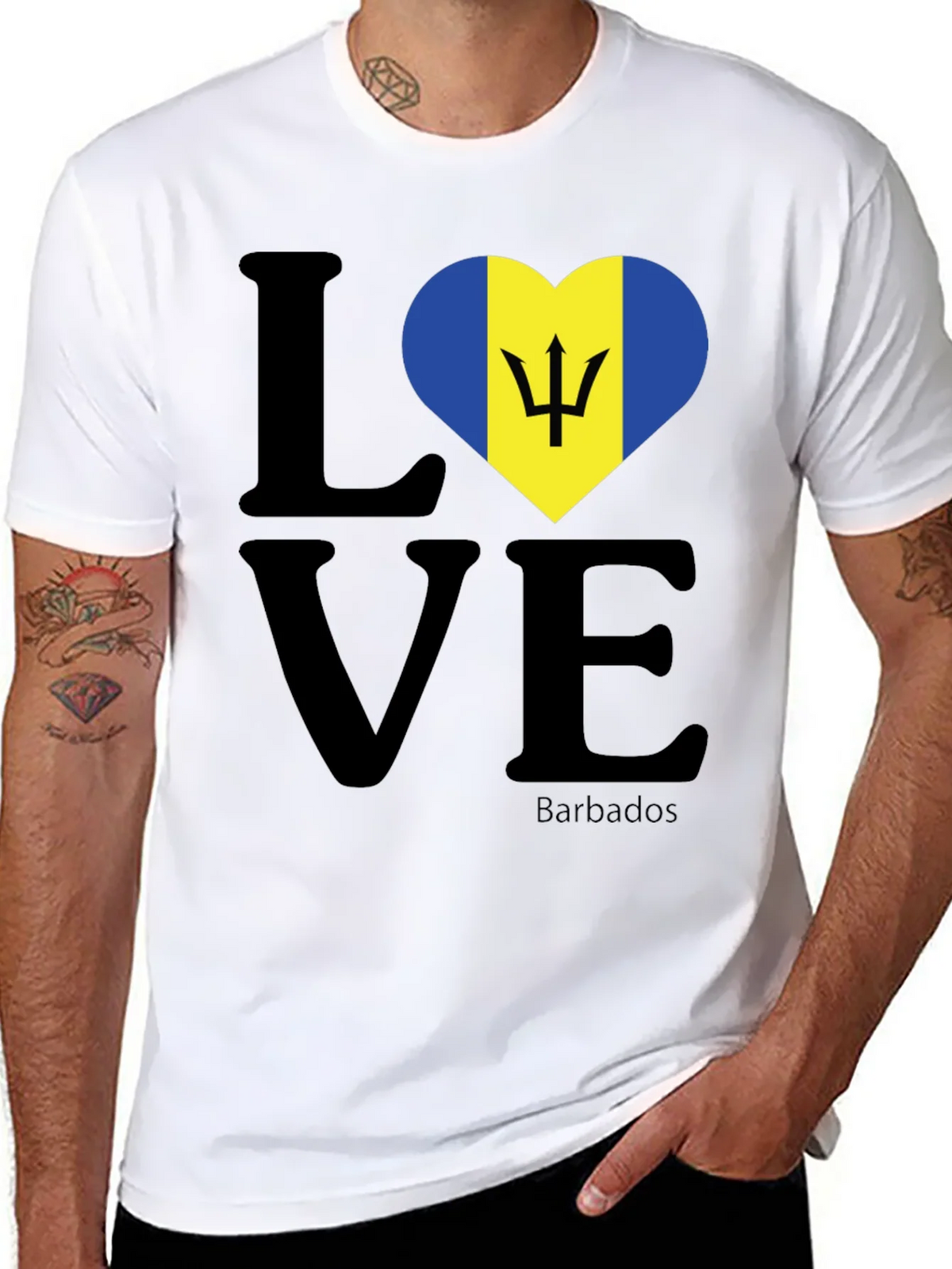 Barbados Love Heart T-Shirt product image 4