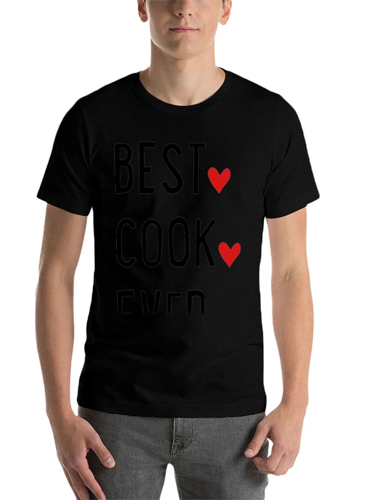 Best Cook Ever T-Shirt - Heart Design product image 4