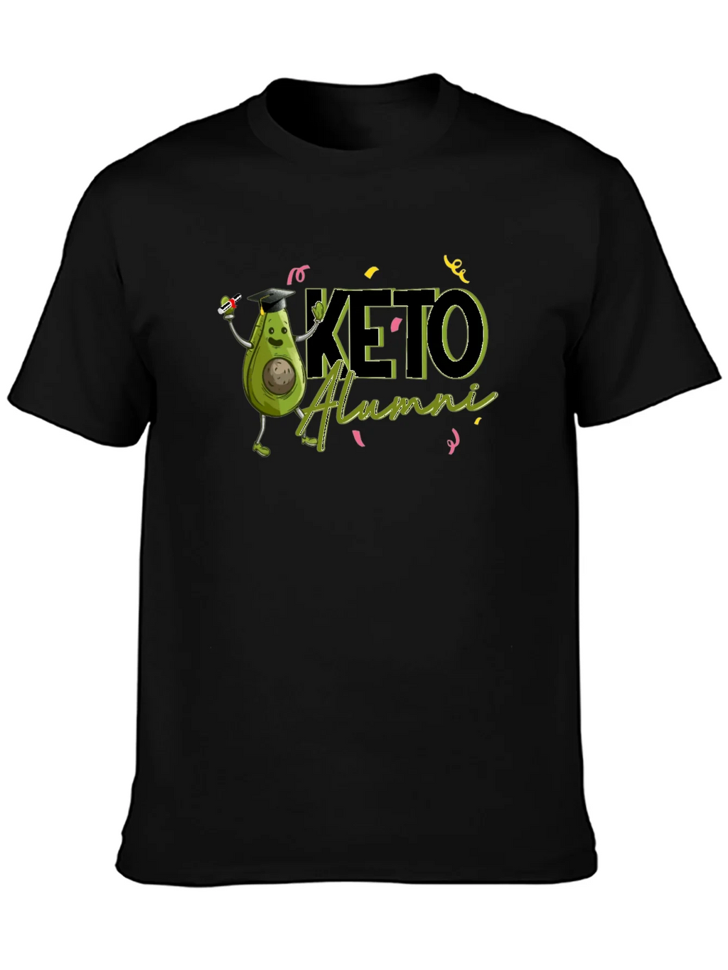 Keto Alumni Graduation T-Shirt - Funny Avocado Design product image 3