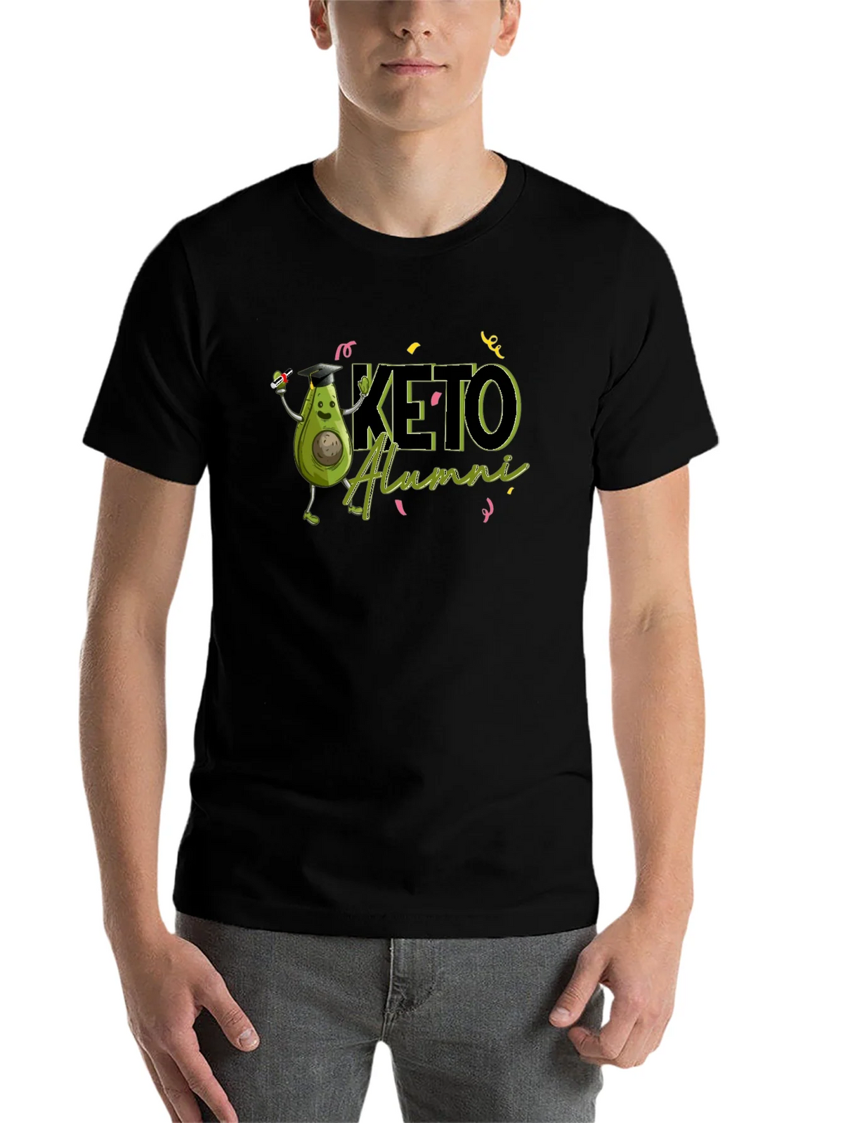 Keto Alumni Graduation T-Shirt - Funny Avocado Design product image 4
