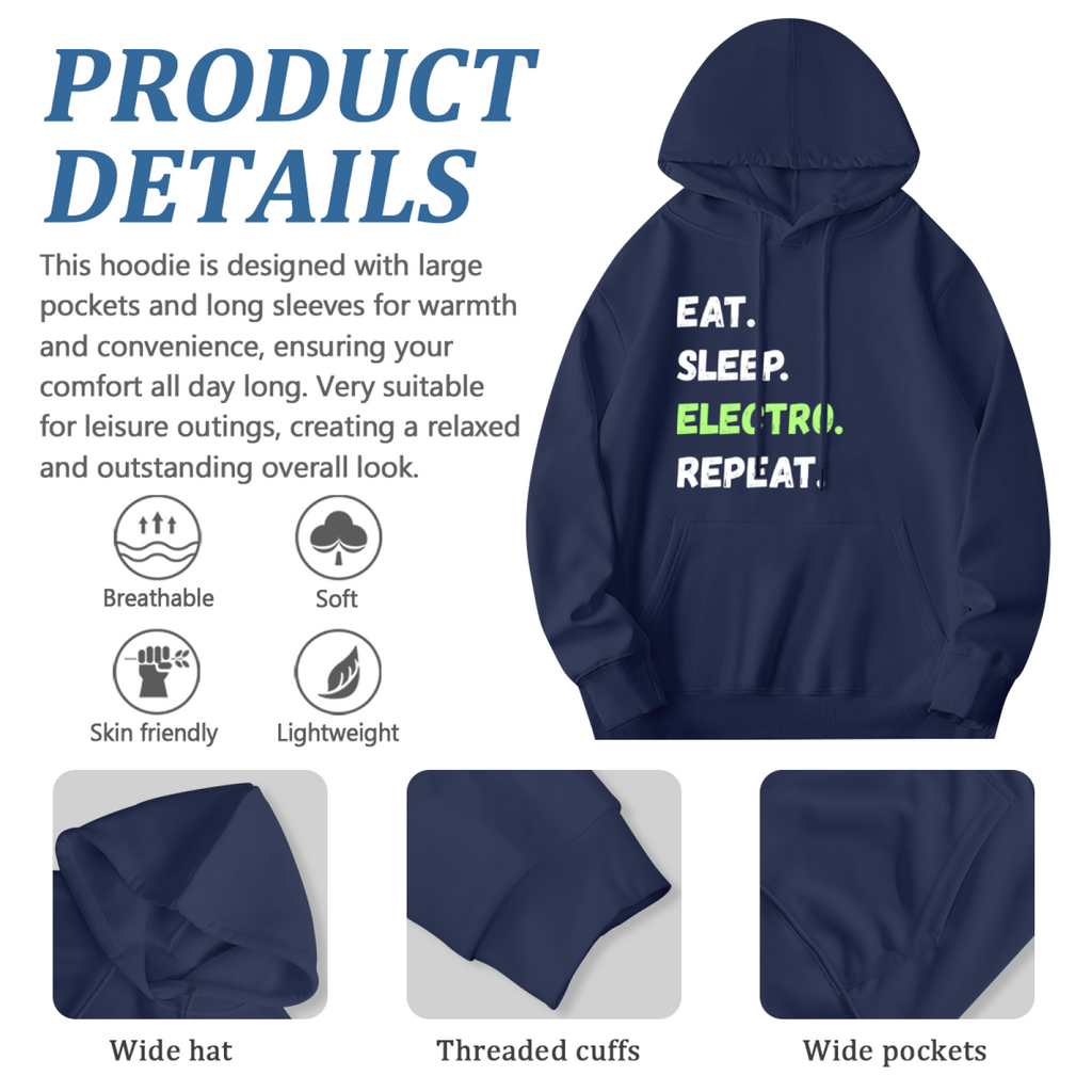 Edgy Streetwear Hoodie - Dark Art Design Pullover #0614 product image 6
