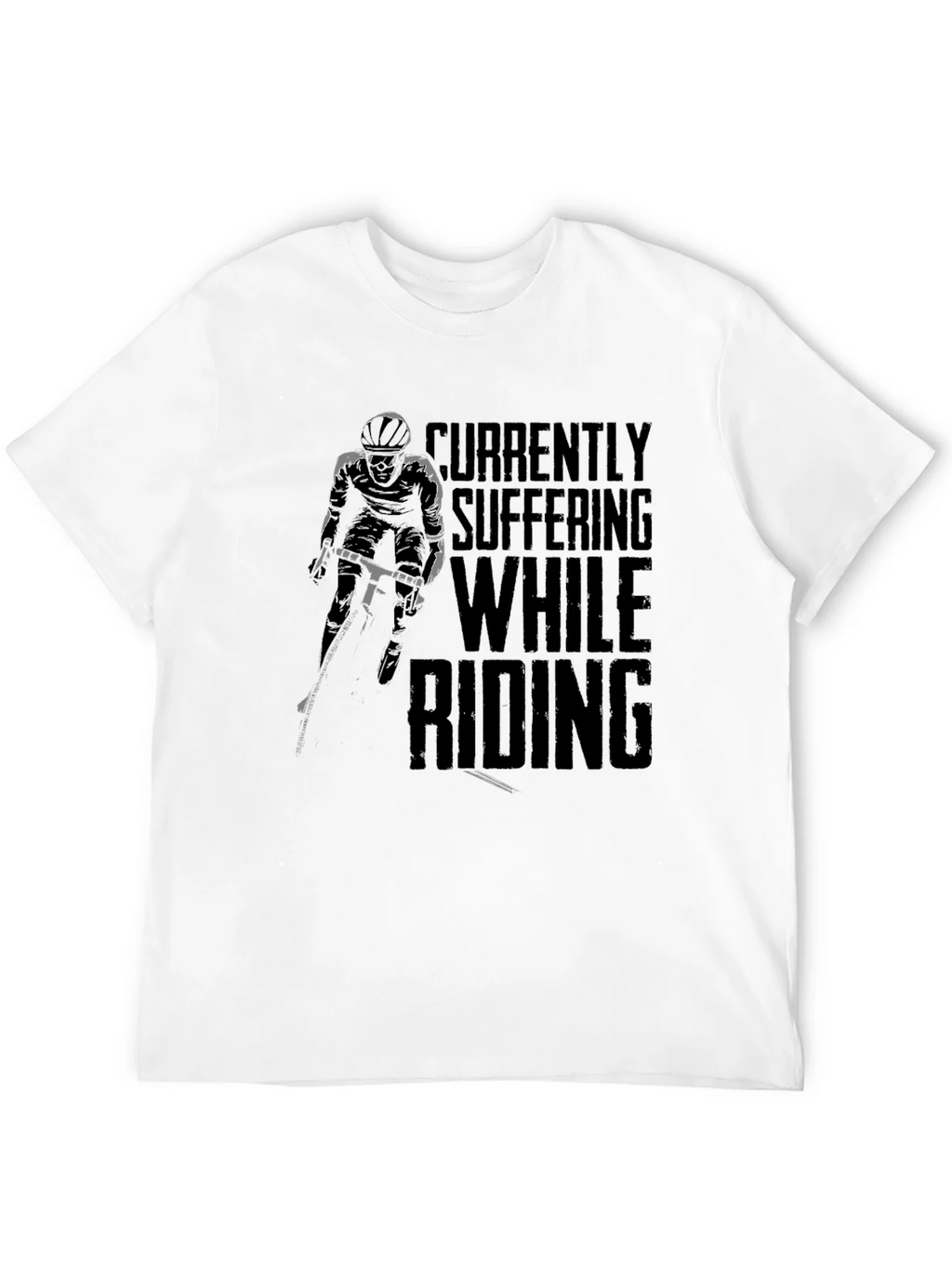 Currently Suffering While Riding Black Graphic Tee product image 8