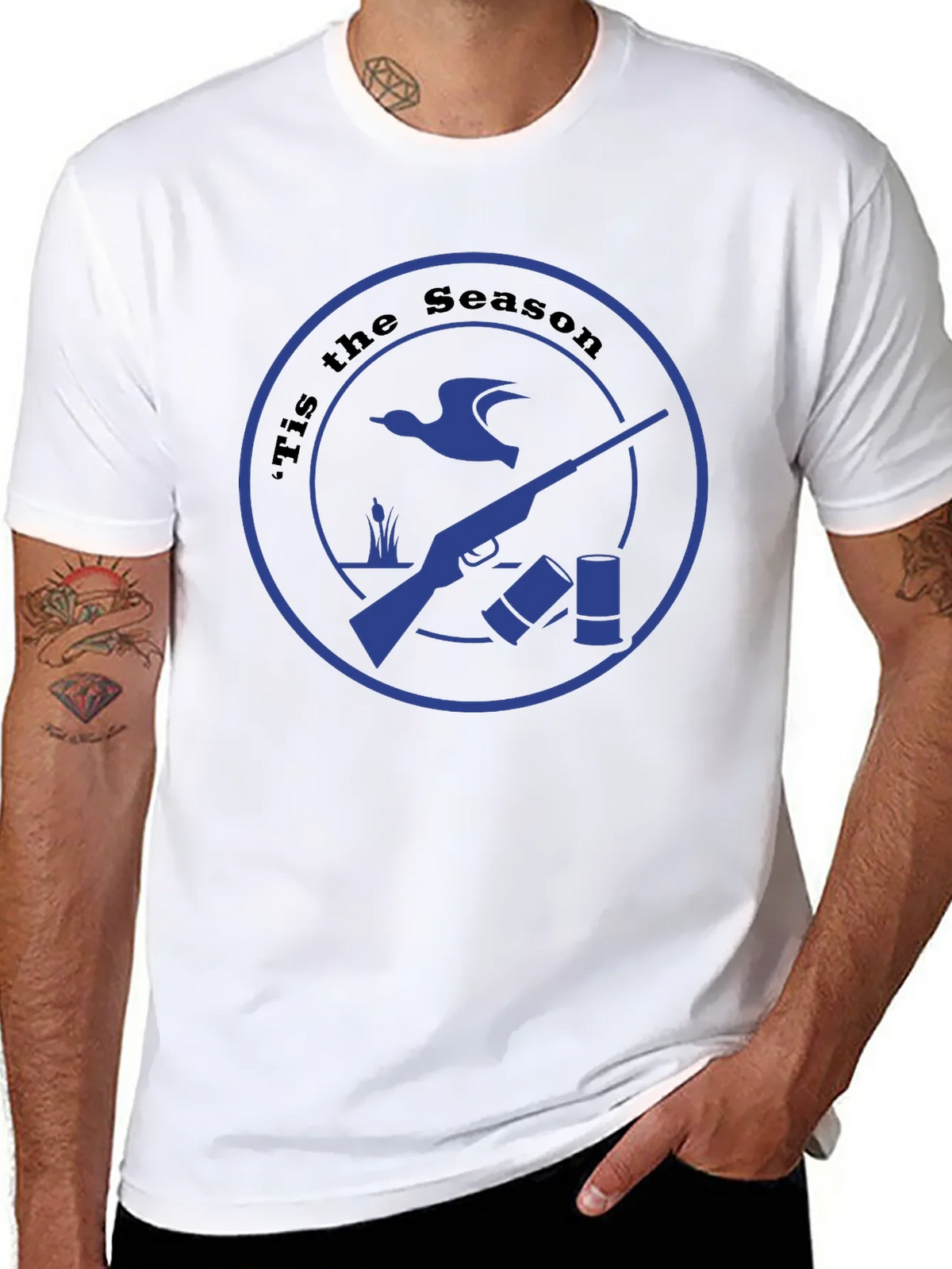 Tis the Season Hunting T-Shirt - Black product image 7