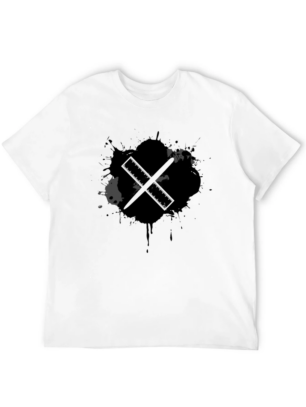 Black Ink Drum Sticks Graphic Tee product image 11
