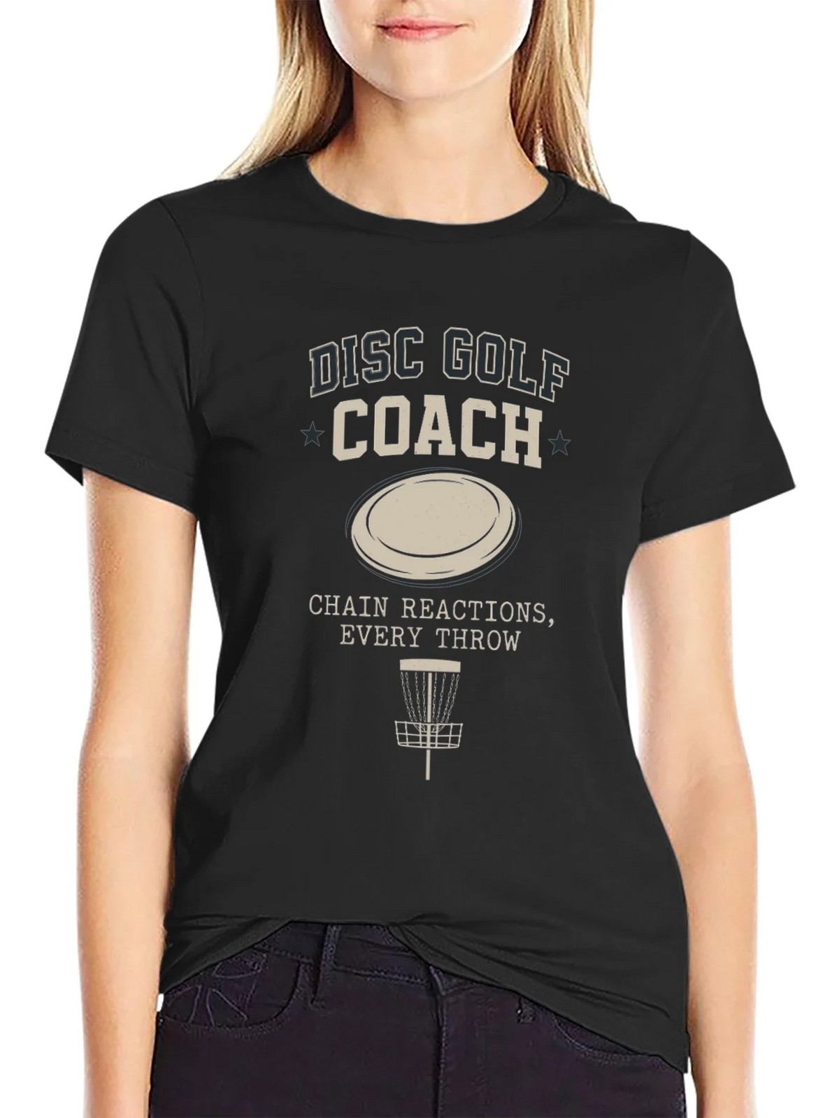Disc Golf Coach T-Shirt - Chain Reactions Every Throw product image 2
