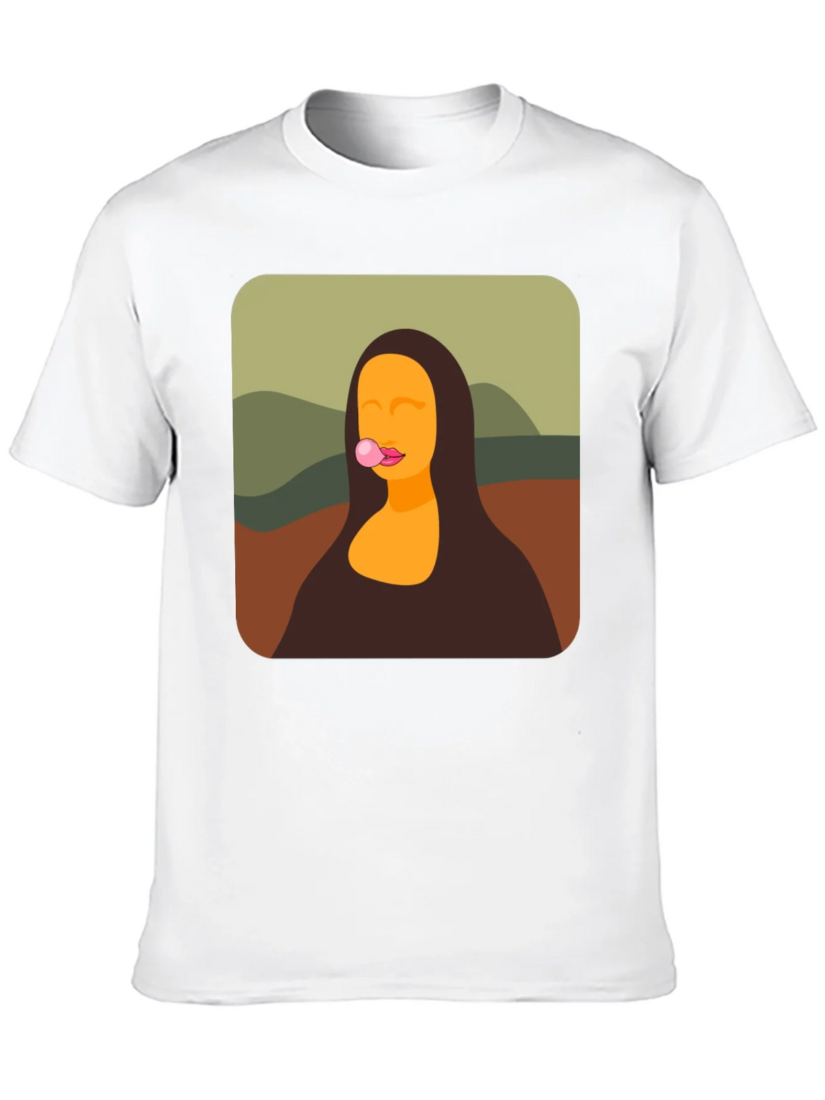 Mona Lisa Bubble Gum Black T-Shirt product image 9