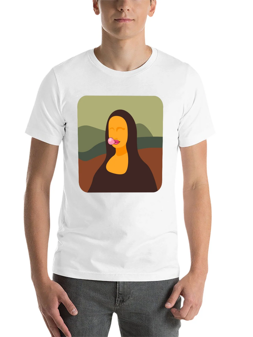 Mona Lisa Bubble Gum Black T-Shirt product image 10