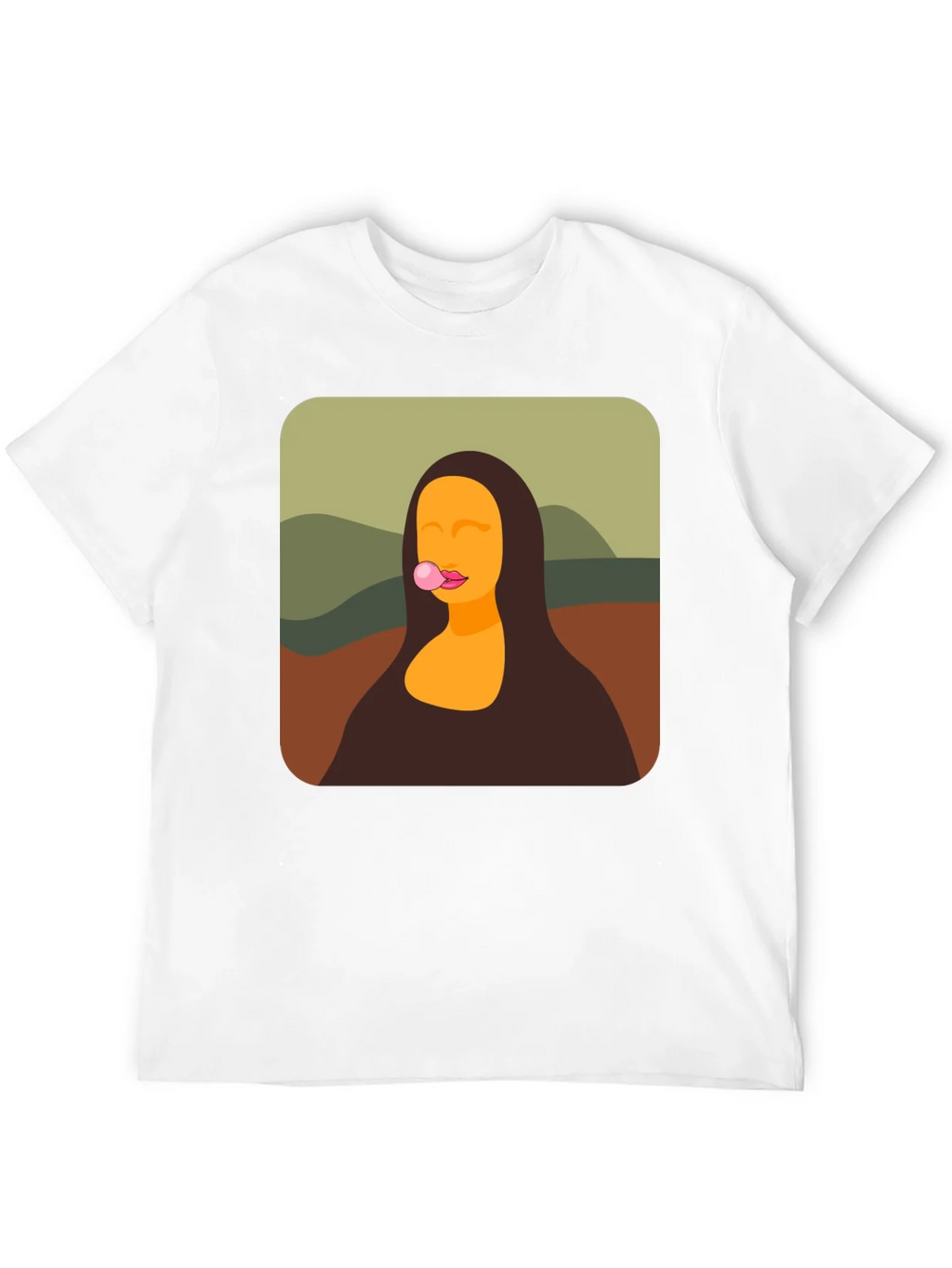Mona Lisa Bubble Gum Black T-Shirt product image 11