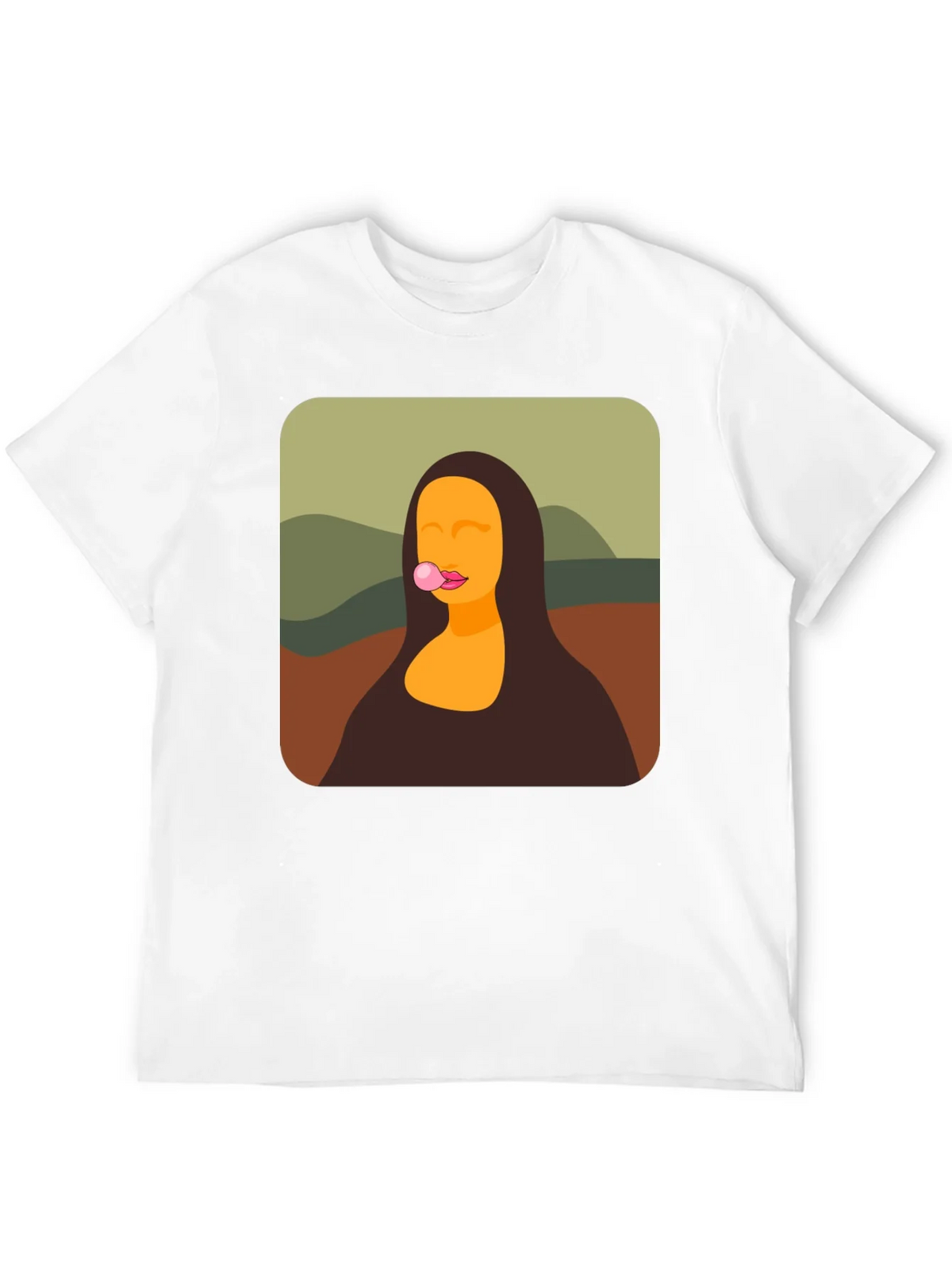 Mona Lisa Bubble Gum Black T-Shirt product image 11