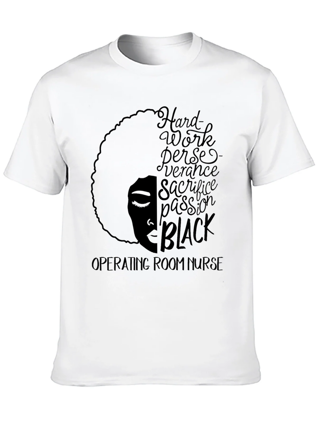 Black Operating Room Nurse T-Shirt product image 9