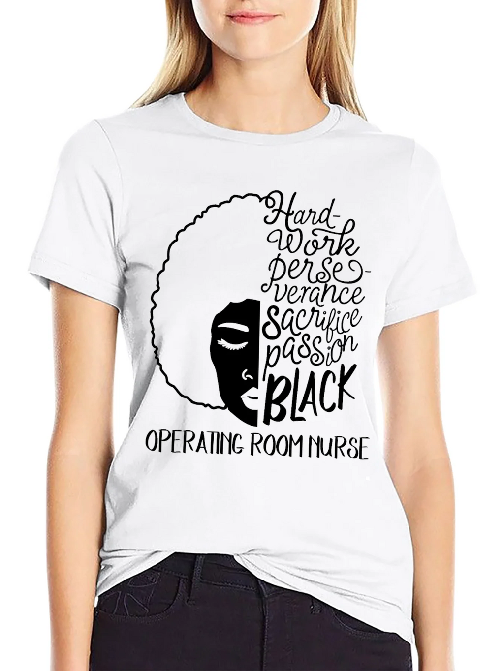 Black Operating Room Nurse T-Shirt product image 8