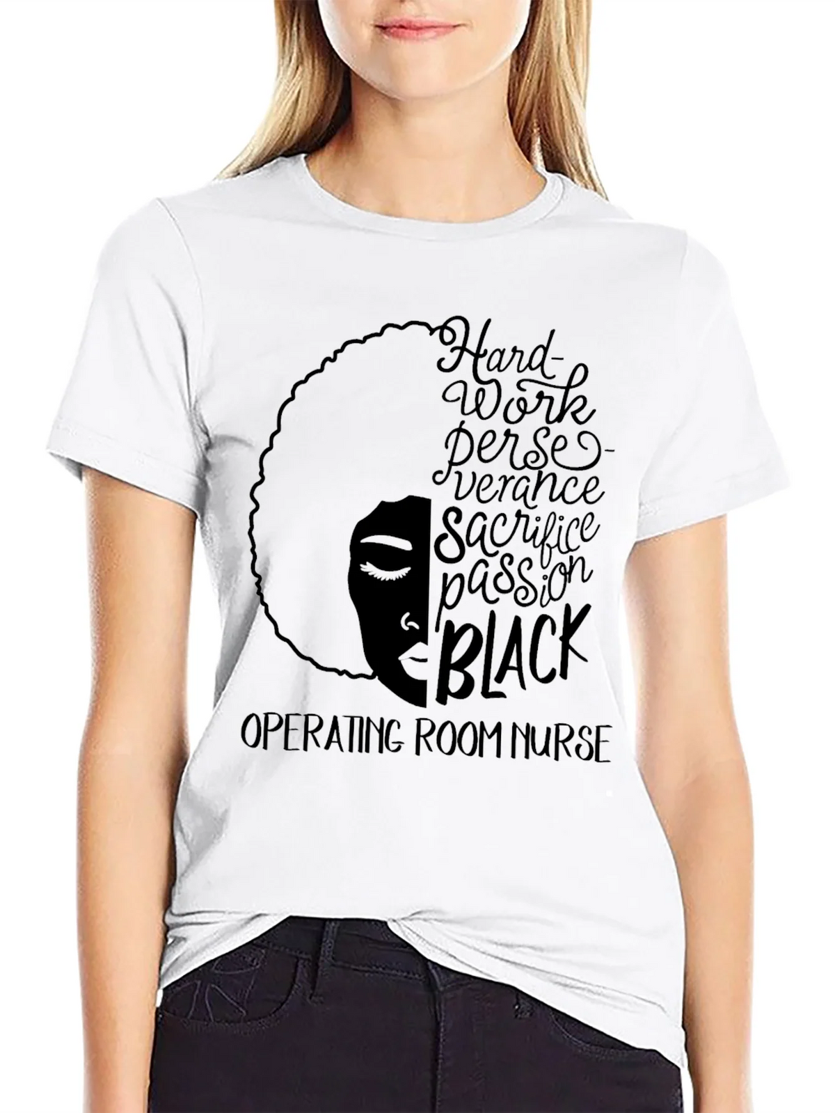Black Operating Room Nurse T-Shirt product image 8