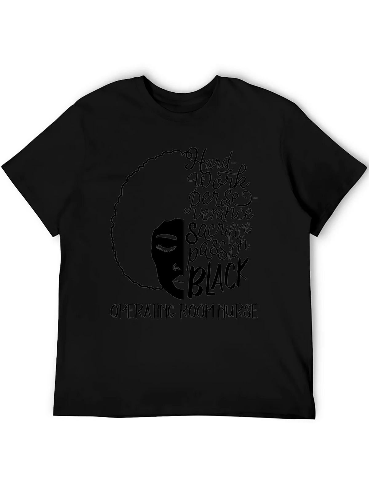 Black Operating Room Nurse T-Shirt product image 5
