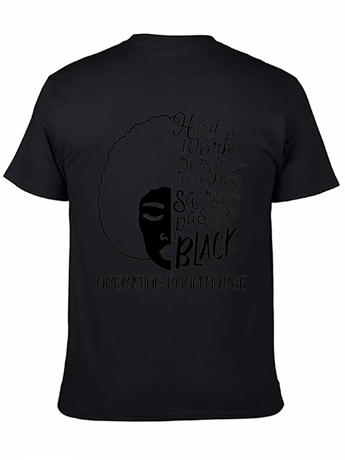 Black Operating Room Nurse T-Shirt product image 4