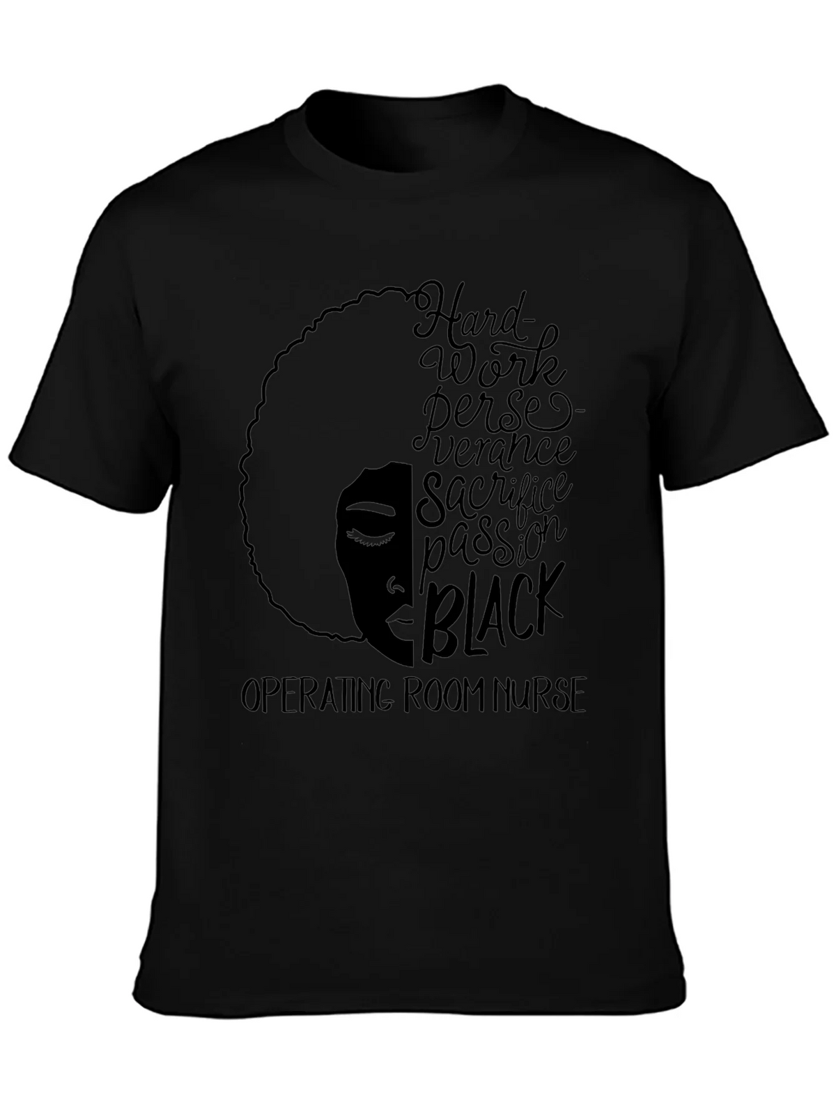 Black Operating Room Nurse T-Shirt product image 3