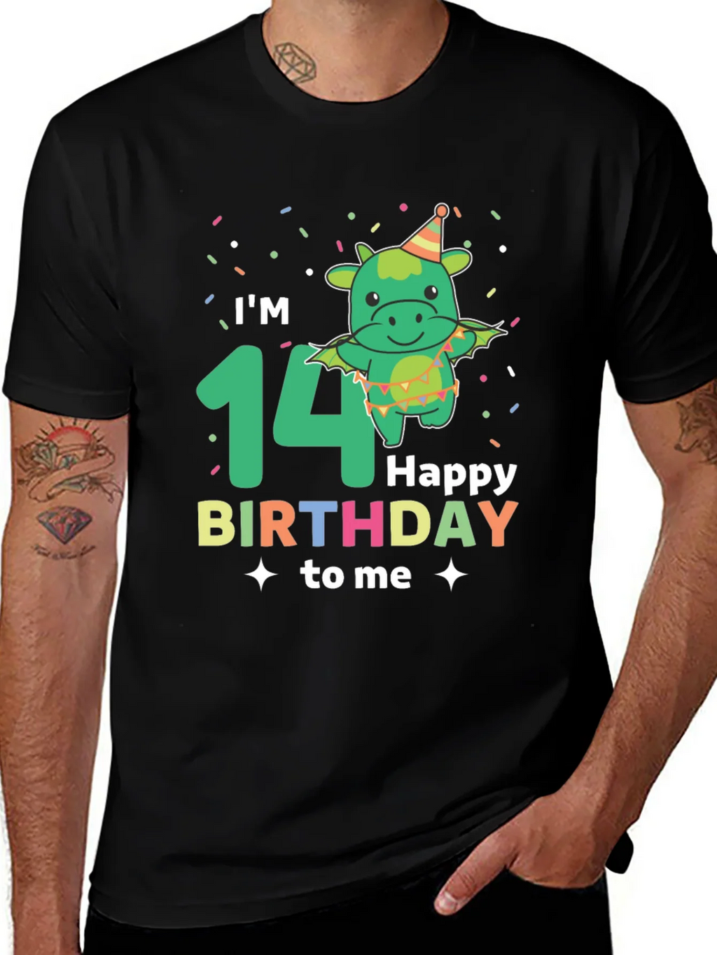 Im 14 Happy Birthday Dragon T-Shirt product image 1