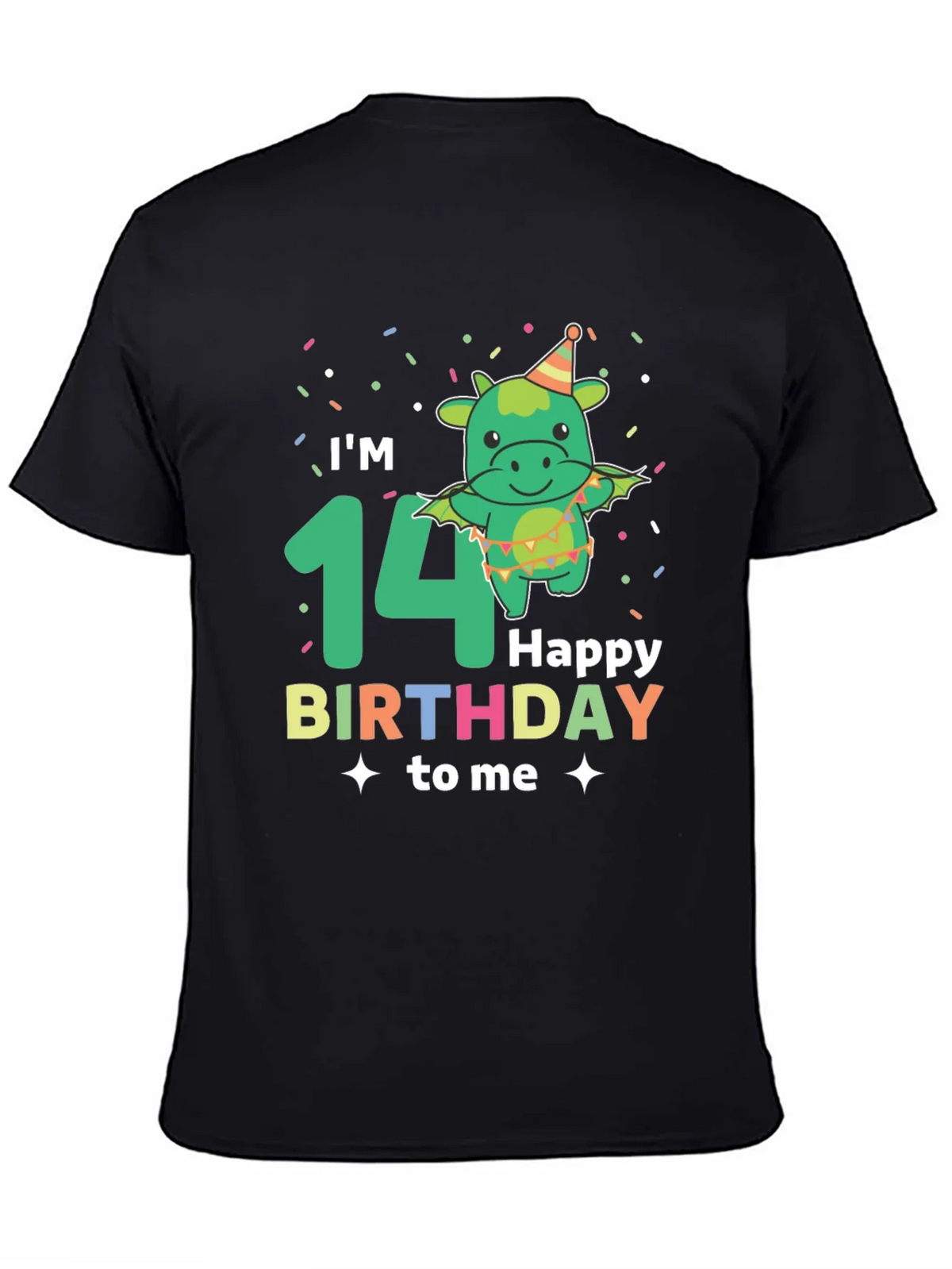 Im 14 Happy Birthday Dragon T-Shirt product image 4