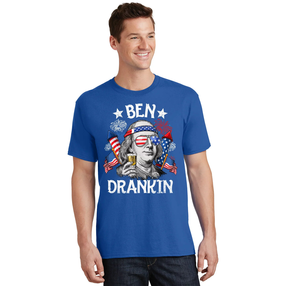Ben Drankin Funny 4th Of July Shirts Fireworks Patriotic product image 1