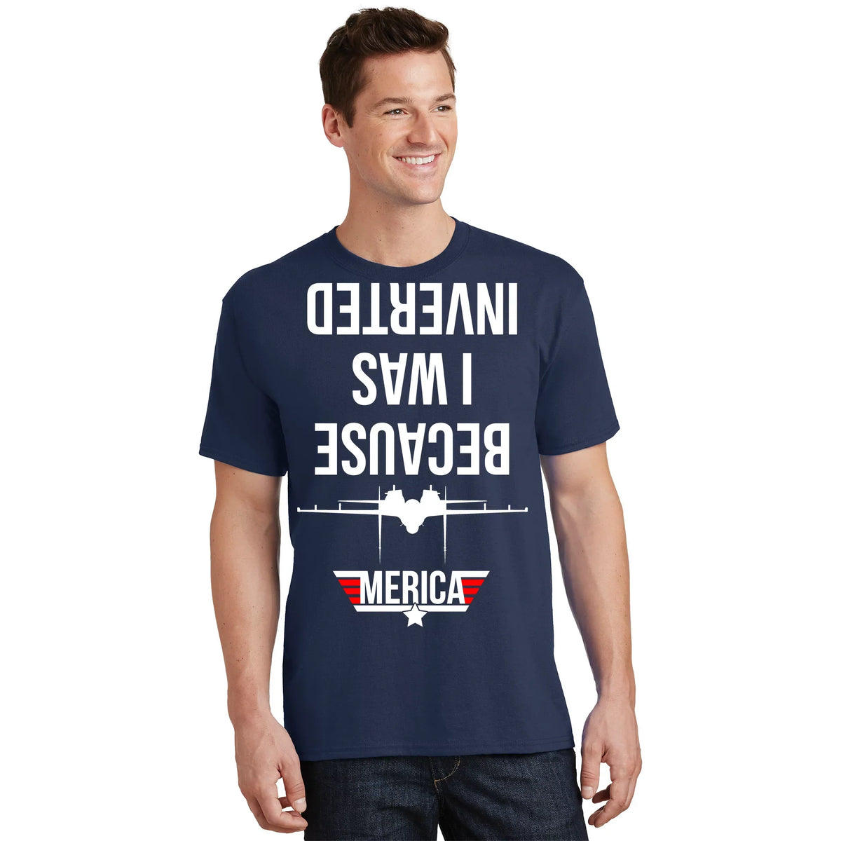 Because I Was Inverted Jet Fighter T-Shirt product image 1
