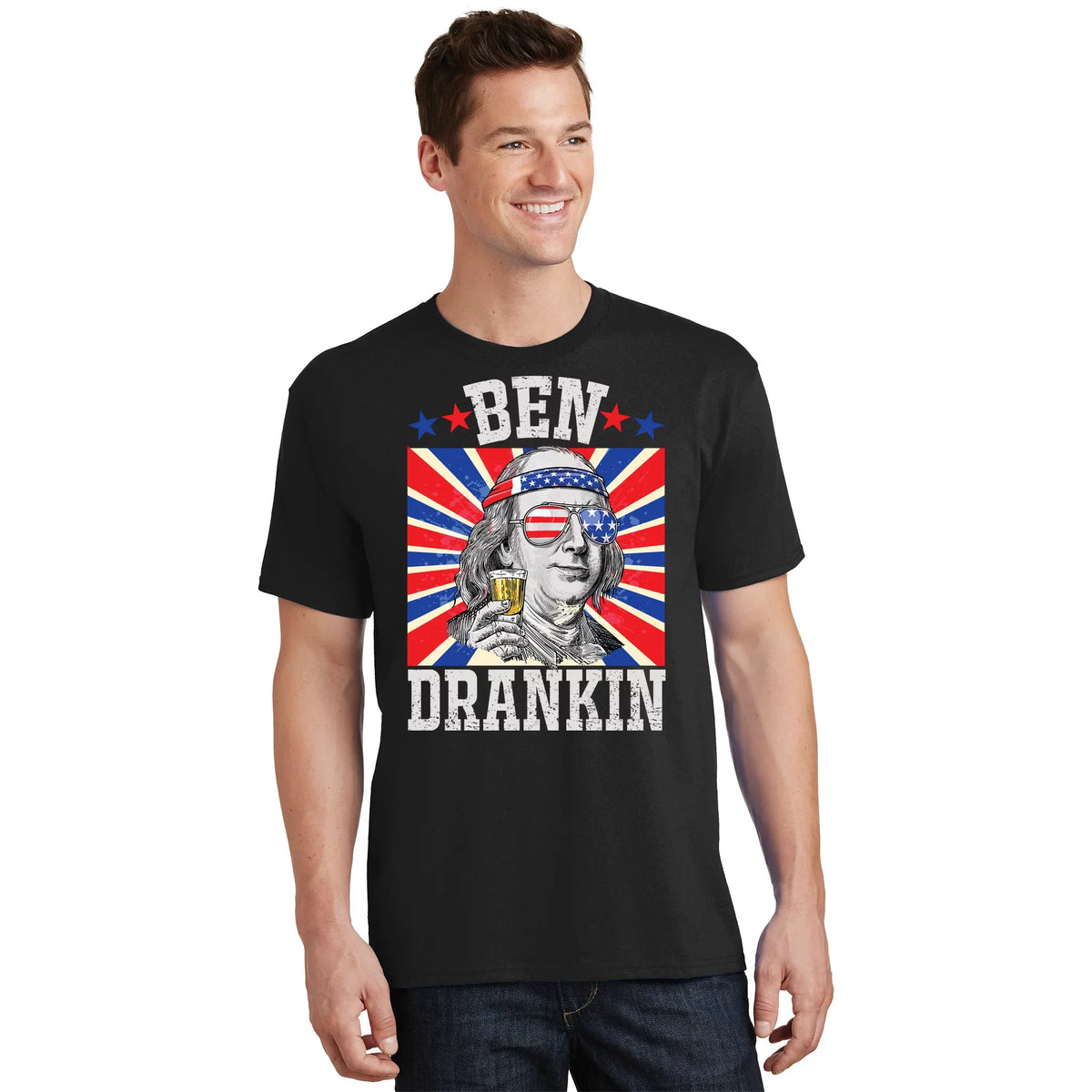 Ben Drankin 4th Of July Patriotic America T-Shirt product image 1