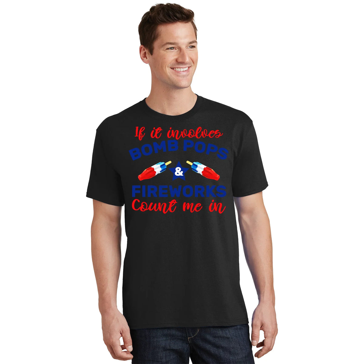 Bomb Pops And Fireworks T-Shirt product image 1