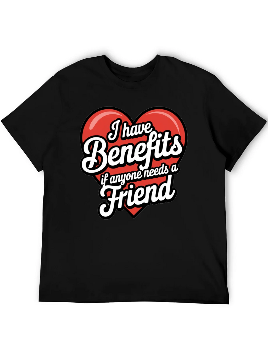 Funny Benefits Graphic T-Shirt product image 5