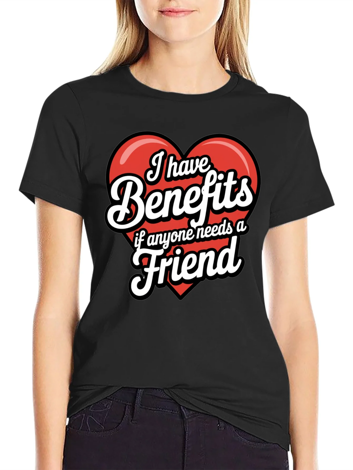 Funny Benefits Graphic T-Shirt product image 2