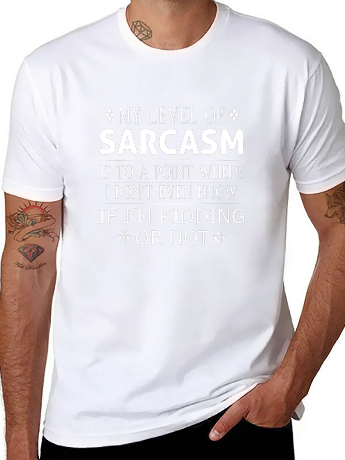 Sarcasm Humor Graphic Print T-Shirt product image 7