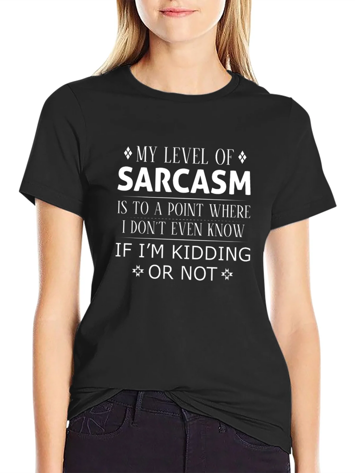 Sarcasm Humor Graphic Print T-Shirt product image 2