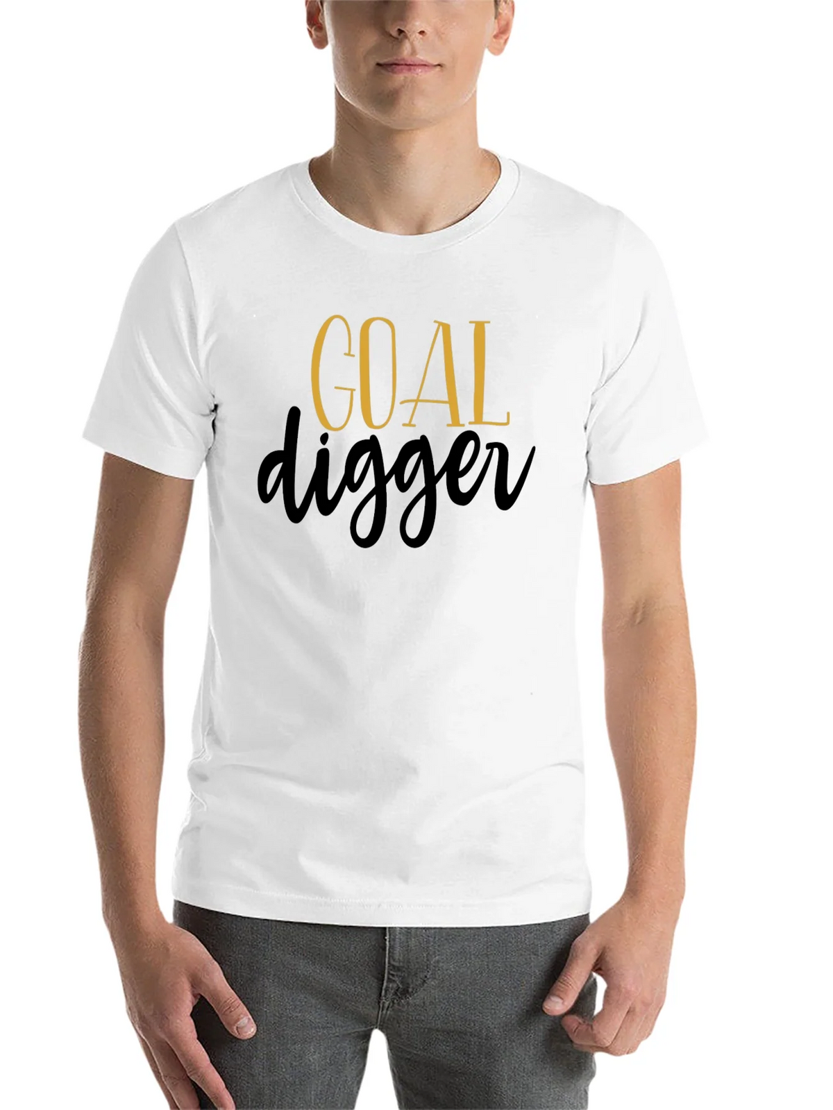 Goal Digger Graphic Tee - Black Cotton product image 10