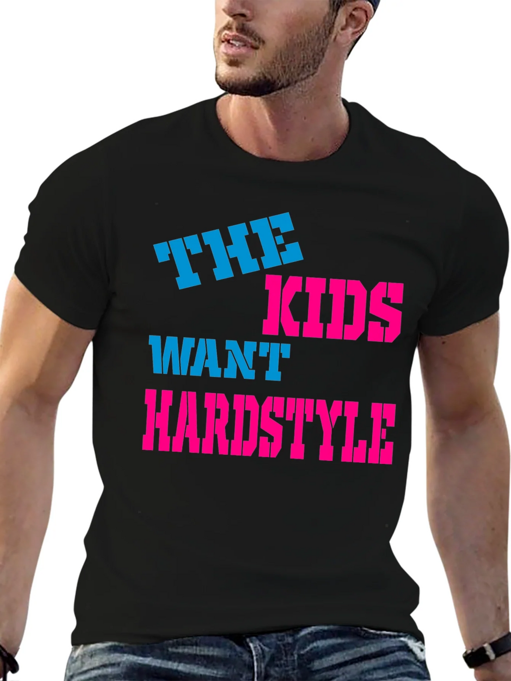 The Kids Want Hardstyle Black Graphic Tee product image 6