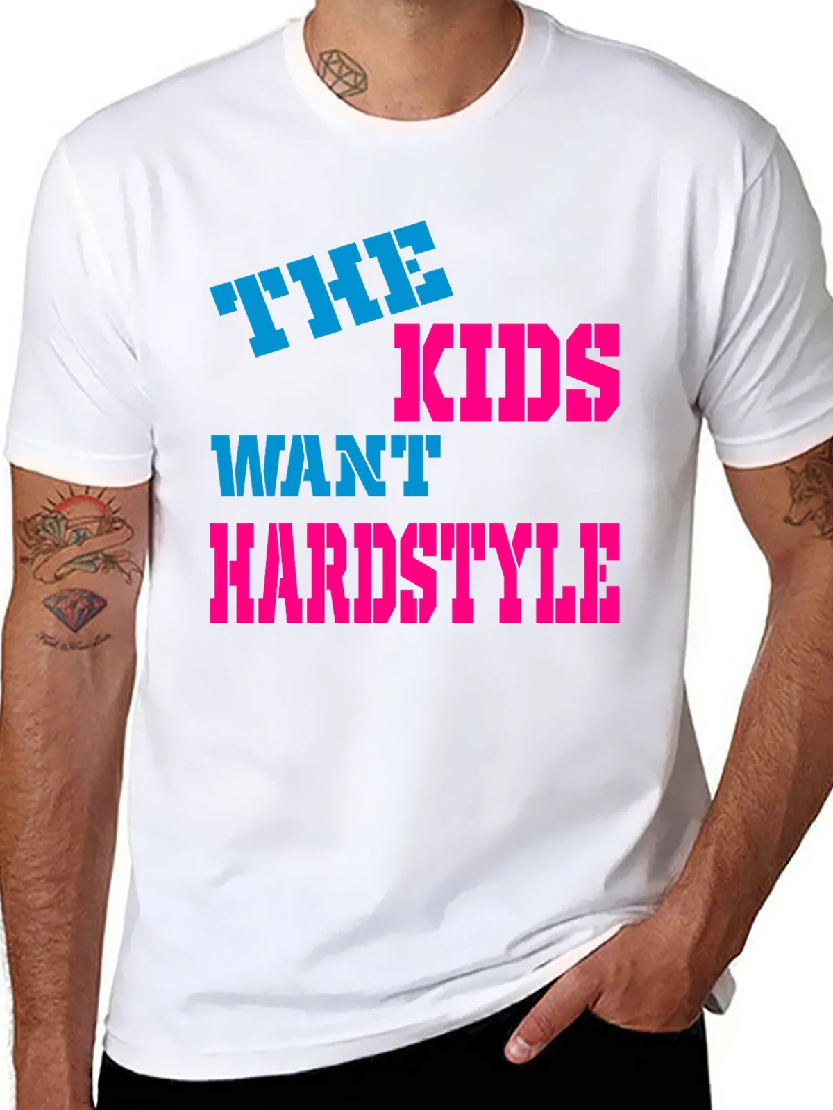 The Kids Want Hardstyle Black Graphic Tee product image 7