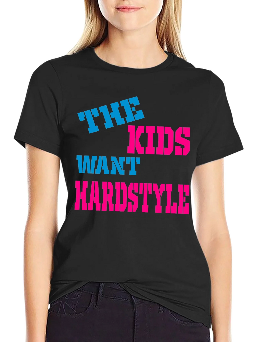 The Kids Want Hardstyle Black Graphic Tee product image 2