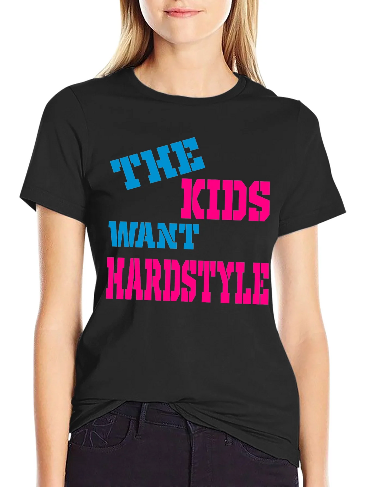 The Kids Want Hardstyle Black Graphic Tee product image 2