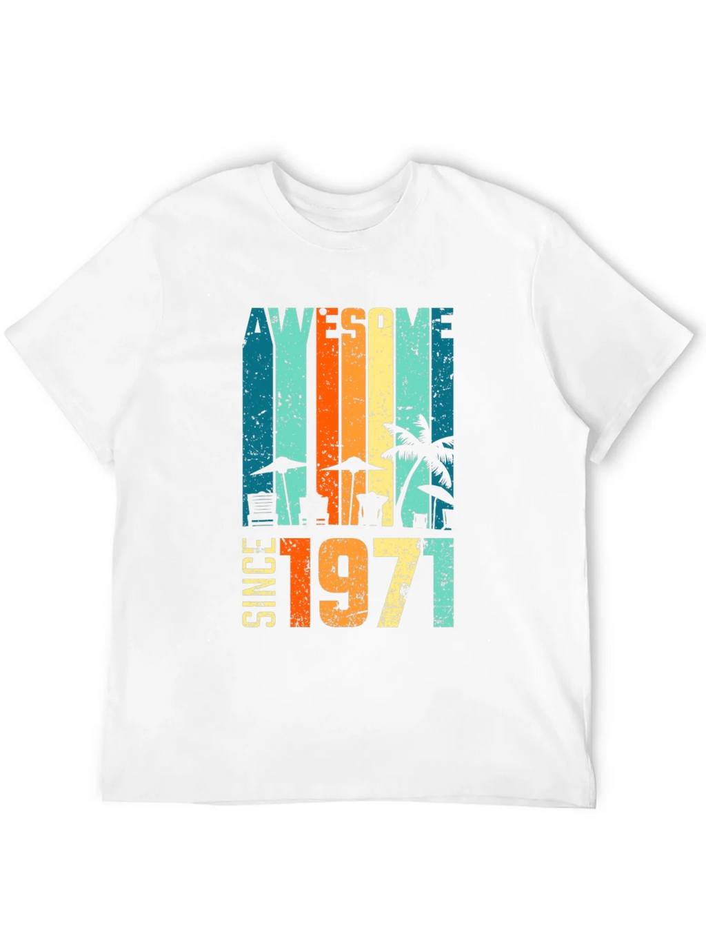 Awesome Since 1971 Retro T-Shirt product image 11