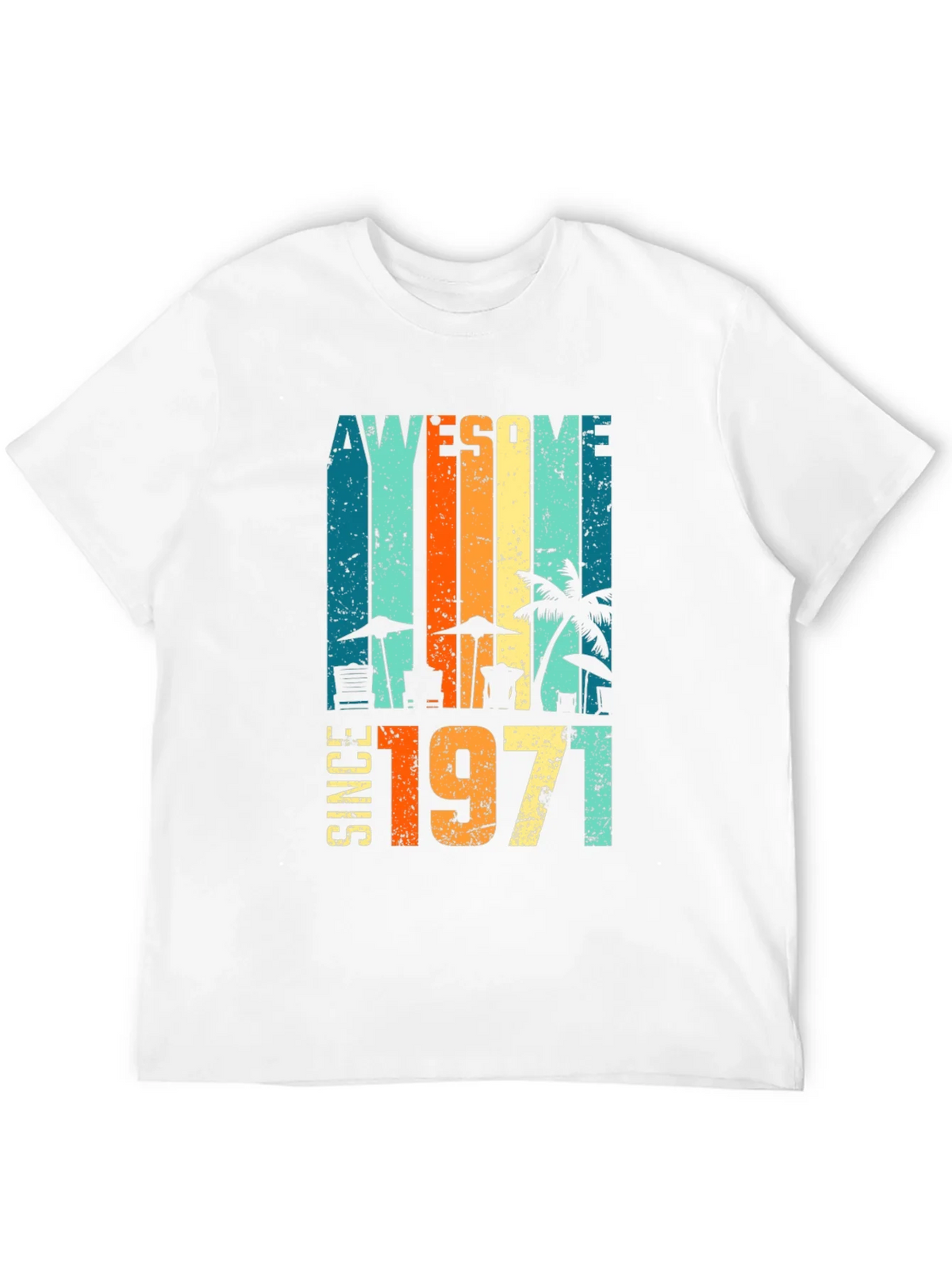 Awesome Since 1971 Retro T-Shirt product image 11