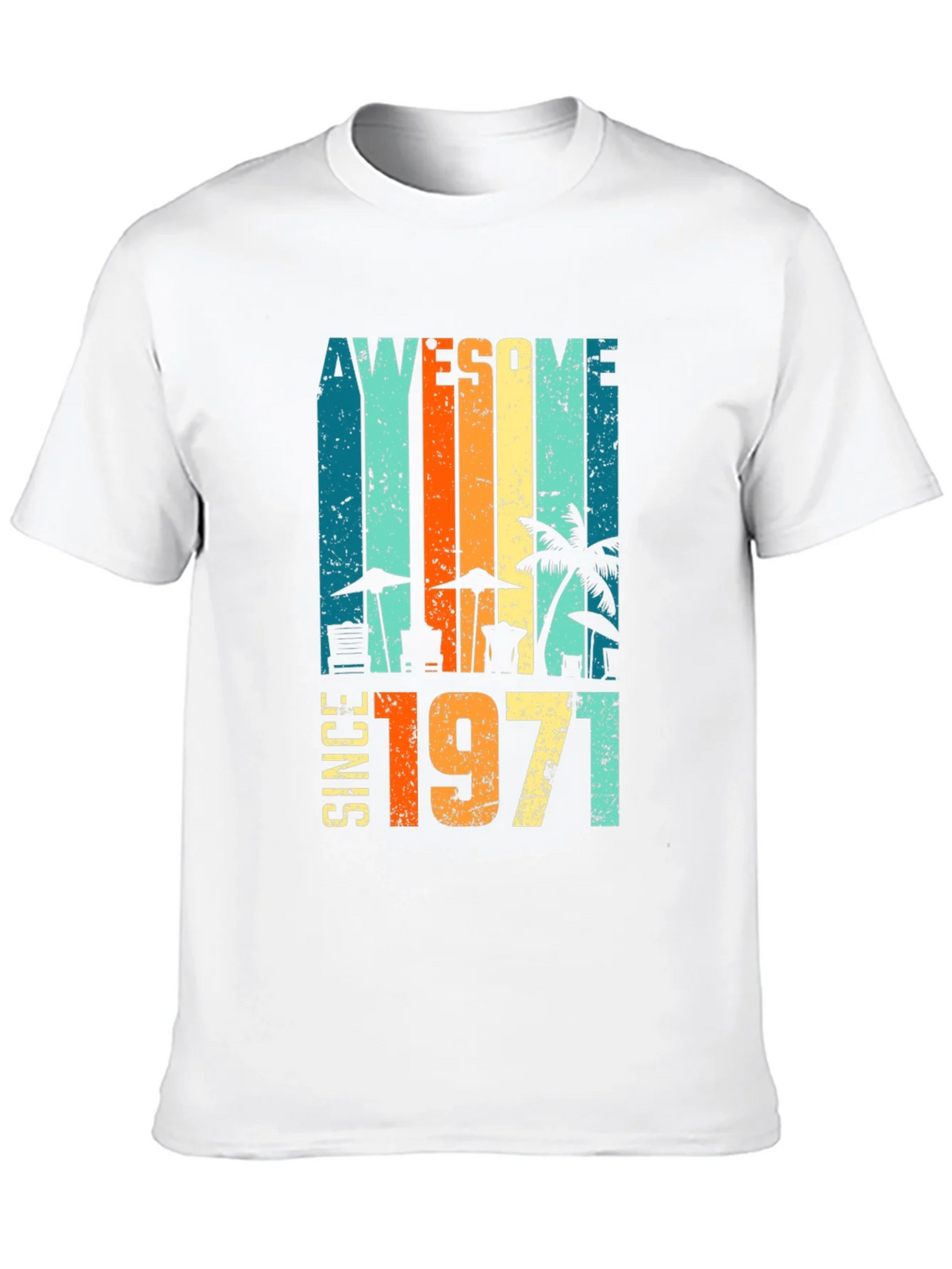 Awesome Since 1971 Retro T-Shirt product image 9