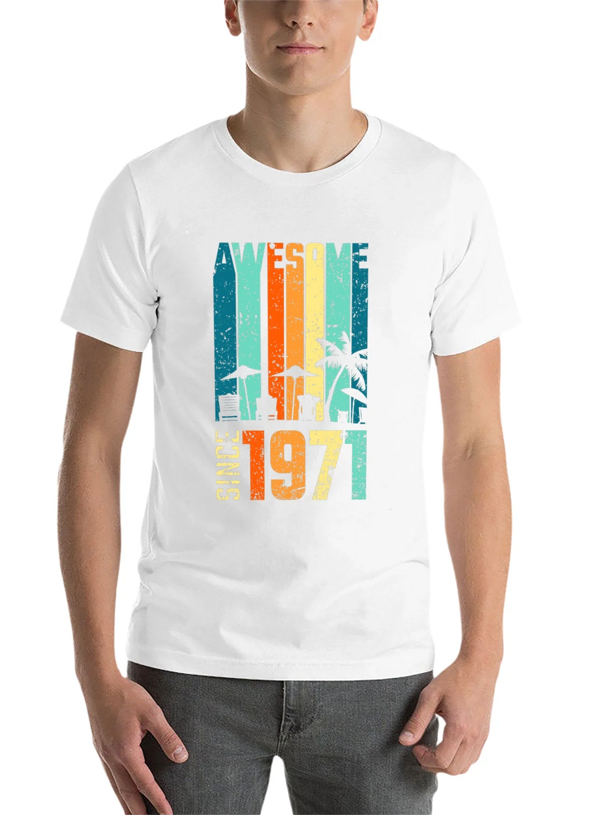 Awesome Since 1971 Retro T-Shirt product image 10