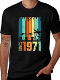 Awesome Since 1971 Retro T-Shirt product image 1