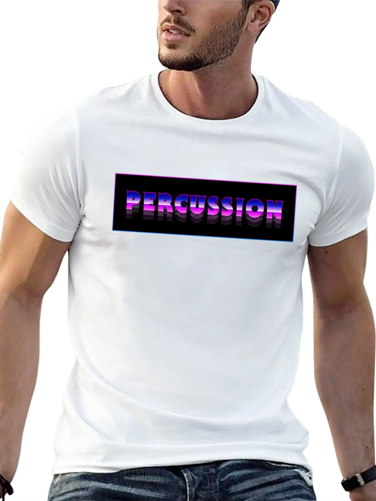 Percussion Graphic Black T-Shirt product image 10