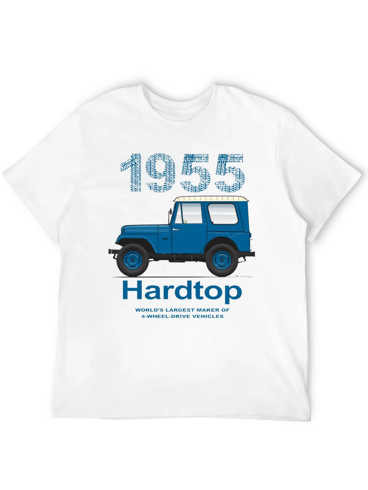 1955 Hardtop T-Shirt: Classic Jeep Design product image 11