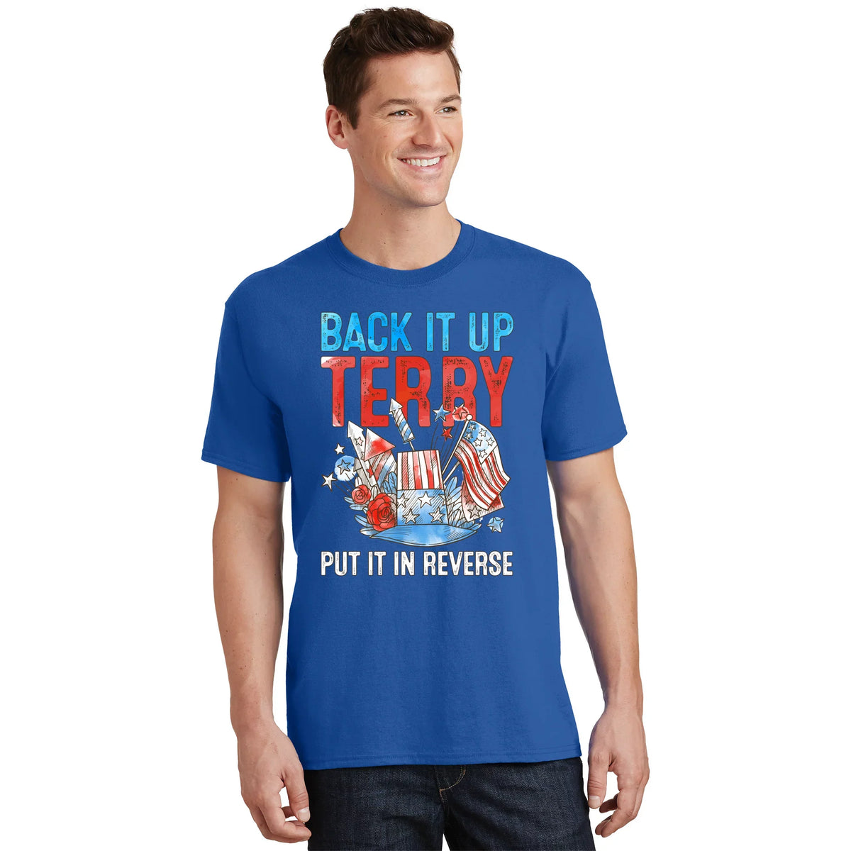 Funny 4th Of July Firework Back Up Terry Put It In Reverse product image 1